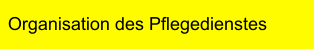 Organisation des Pflegedienstes